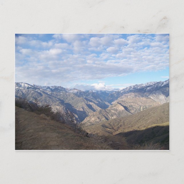 Kings Canyon Overlook Postkarte (Vorderseite)