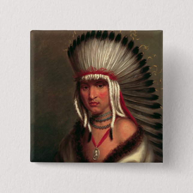Kings „Generous Chief“-Knopf Button (Vorderseite)