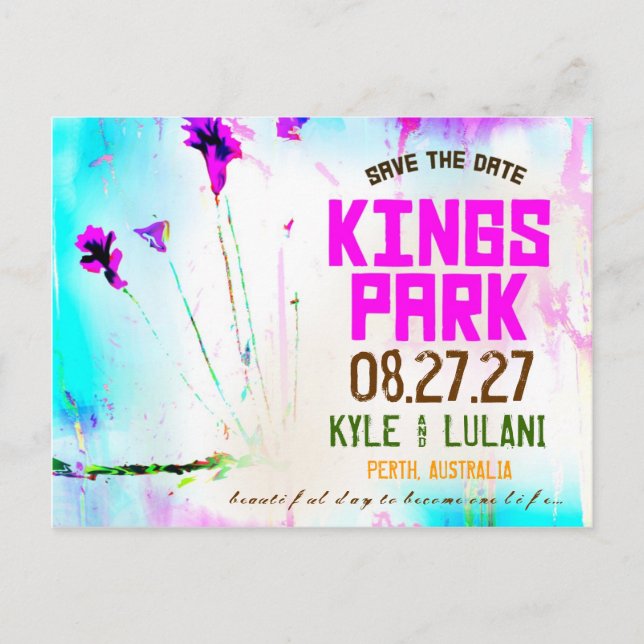KINGS PARK Zielort Postkarte (Vorderseite)