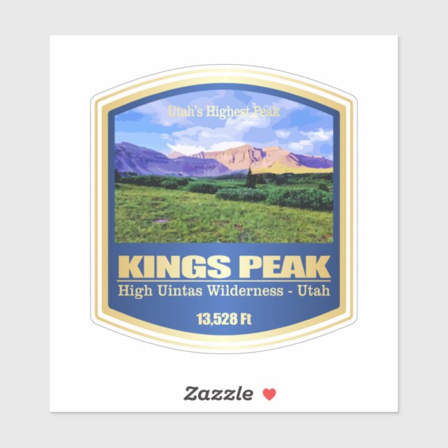 Kings Peak (PF) Aufkleber (Blatt)