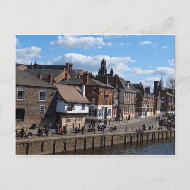 Kings Staith York River House Postkarte (Vorderseite)