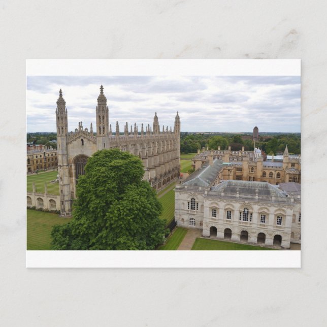 'King's Uni, Cambridge' Postkarte (Vorderseite)
