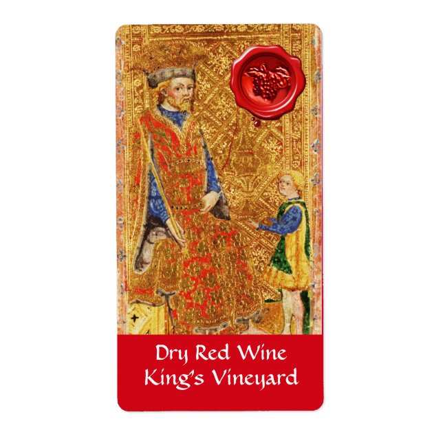 KING'S VINEYARD RED WINE WAX SIEGEL / ANTIQUE TARO (Vorne)