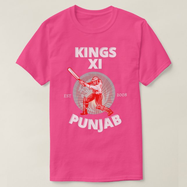 Kings XI Punjab T-Shirt (Design vorne)