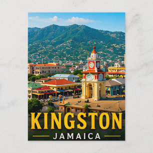 Kingston Blue Mountains und jamaikanische Kultur Postkarte