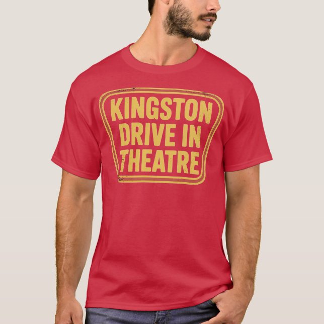 Kingston Drive-In Theater Kingston, MA T-Shirt (Vorderseite)