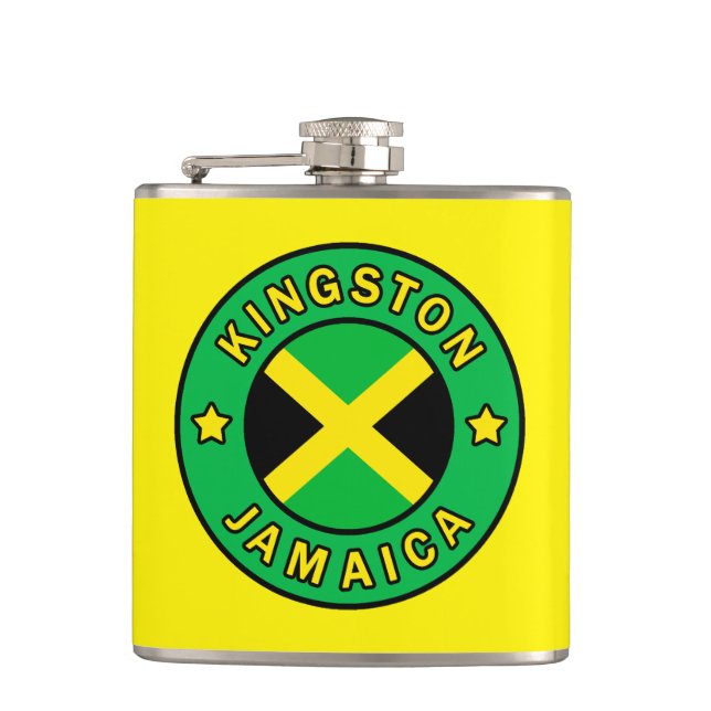 Kingston Jamaica Flachmann (Vorderseite)