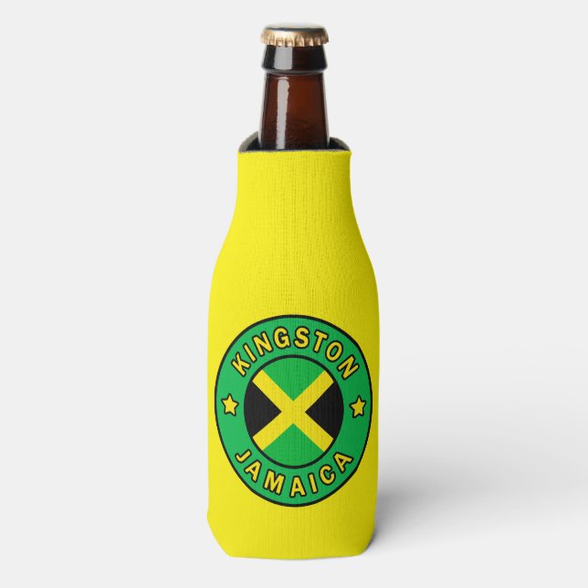 Kingston Jamaica Flaschenkühler (Flaschenvorderseite)