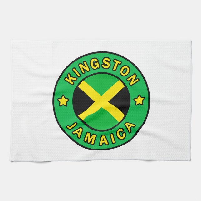 Kingston Jamaica Handtuch (Horizontal)
