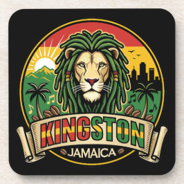 Kingston Jamaica Island Caribbean Getränkeuntersetzer