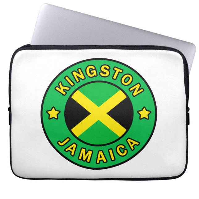 Kingston Jamaica Laptopschutzhülle (Vorderseite)