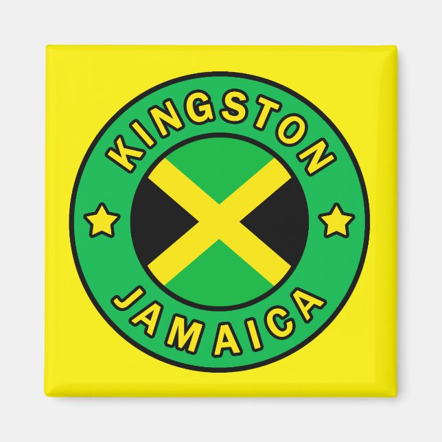 Kingston Jamaica Magnet (Vorne)