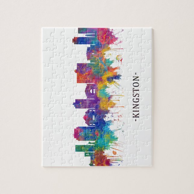 Kingston Jamaica Skyline (Vertikal)