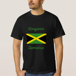 Kingston Jamaica - T - Shirt der jamaikanischen Fl