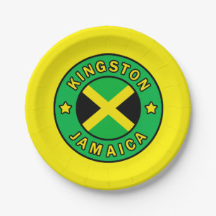 Kingston Jamaika Pappteller
