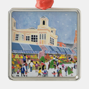 Kingston-Markt Surrey 2 Silbernes Ornament