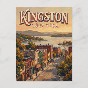 Kingston New York Postkarte