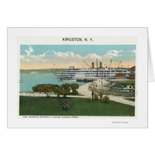 Kingston Point View von Hendrick Hudson Steamer