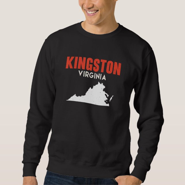 Kingston Washington USA State America Travel Washi Sweatshirt (Vorderseite)