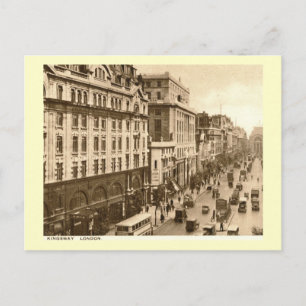 Kingsway, London, England Vintag Postkarte