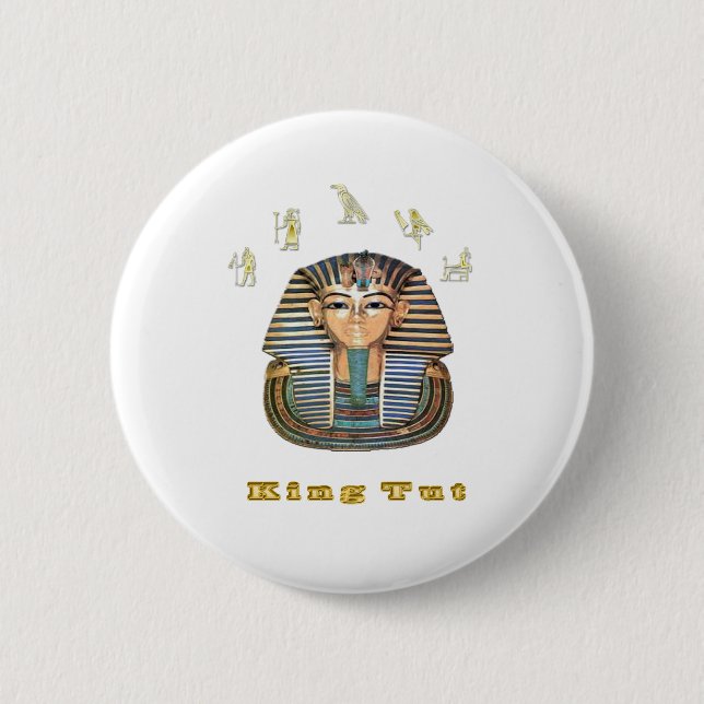 KingTut cooles Zeug Button (Vorderseite)
