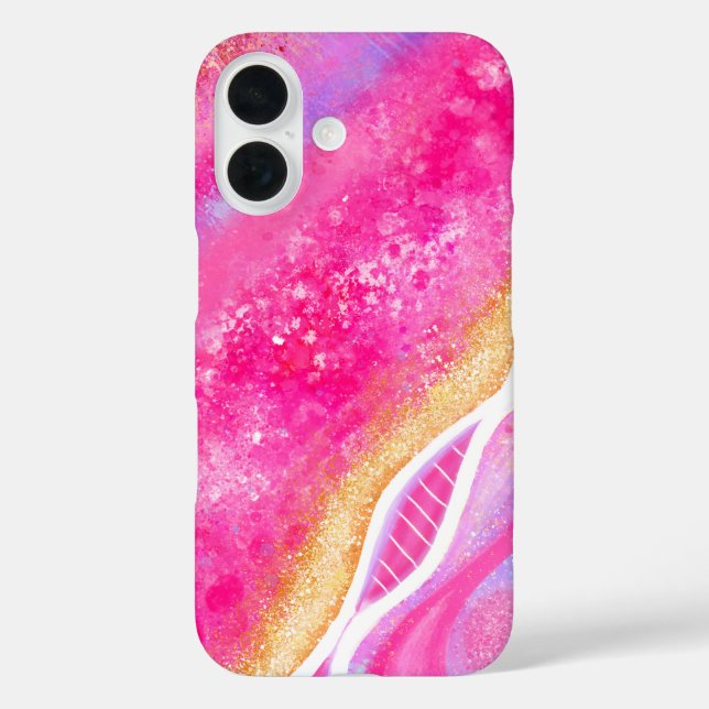 KiniArt Abstrakt Art iPhone / iPad Fall 16 Hülle (Rückseite)