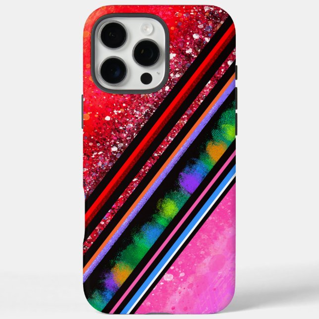 KiniArt Abstrakt Art iPhone / iPad Fall 16 Pro Max Hülle (Rückseite)