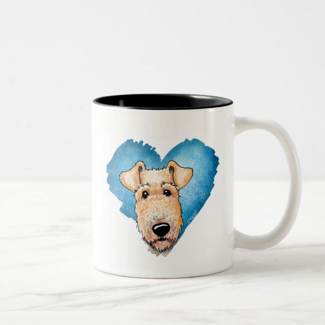 KiniArt Airedale Terrier Tasse (Rechts)