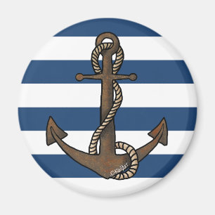 KiniArt Anker nautischer Magnet 