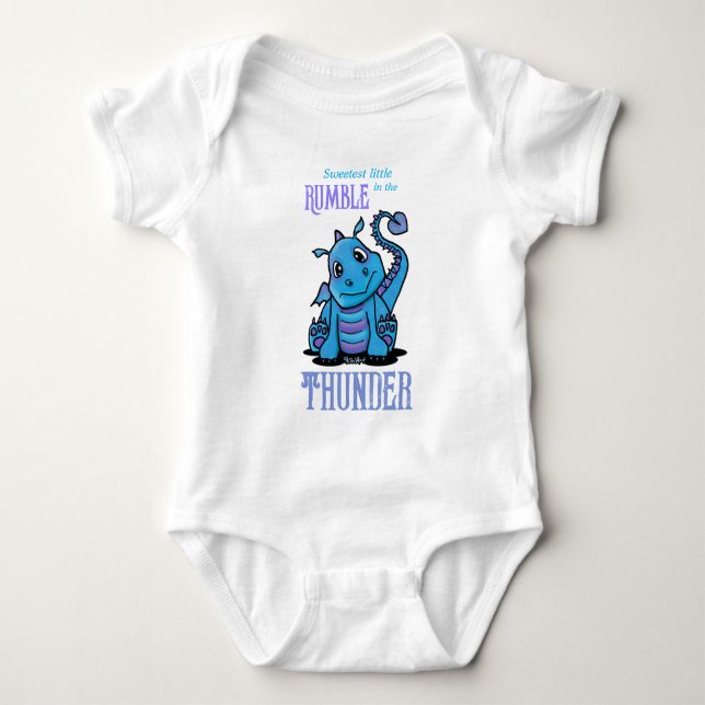 KiniArt Baby Dragon Baby Strampler (Vorderseite)