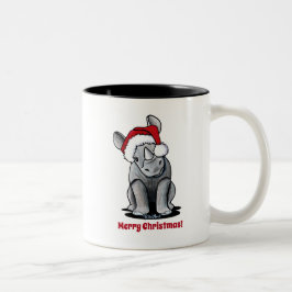 KiniArt Baby Rhino Zweifarbige Tasse