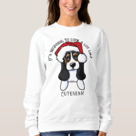 KiniArt Basset Weihnachts-Sweatshirt Sweatshirt