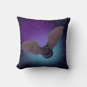 KiniArt Bat Halloween Kissen