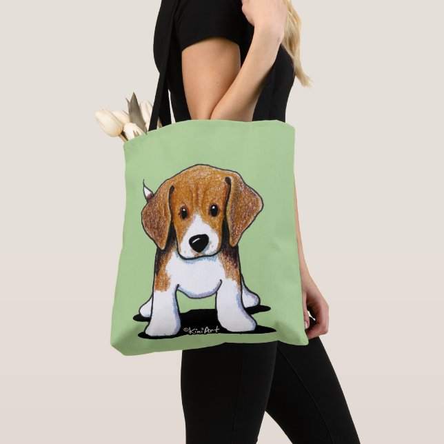 KiniArt Beagle Pup Tasche (Von Nahem)