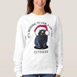 KiniArt Bear Cub Christmas Sweatshirt