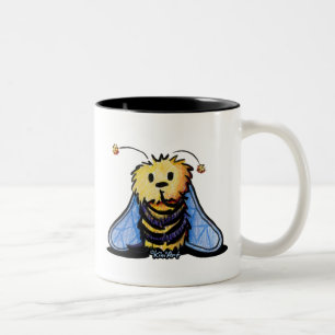 KiniArt Bee Mug à café à deux tons