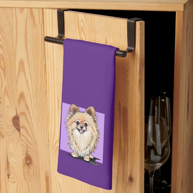 KiniArt Bella Pom Handtuch (Drittel gefaltet)