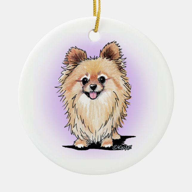KiniArt Bella Pom Keramikornament (Vorne)