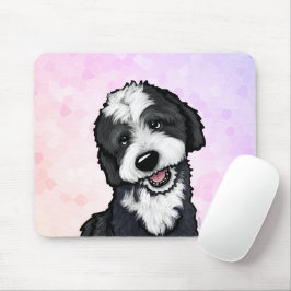 KiniArt Bernadoodle Mousepad