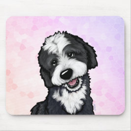 KiniArt Bernadoodle Mousepad