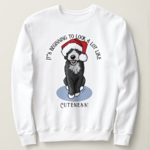 KiniArt Bernadoodle Sweatshirt de Noël
