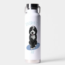 KiniArt Bernadoodle Wasserflasche