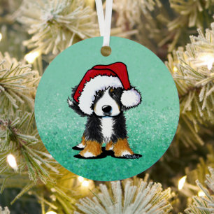 KiniArt Bernese Mountain Dog Metal Ornament Aus Metall
