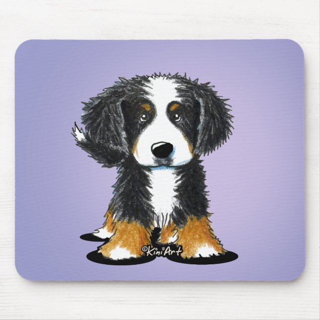 KiniArt Bernese Mountain Dog Mousepad (Vorne)