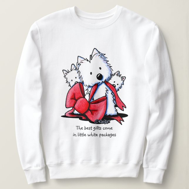 KiniArt Best Gifts Westies Sweatshirt (Design vorne)