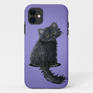 KiniArt Black Persian Cat Case-Mate iPhone Hülle