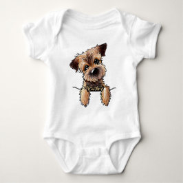 KiniArt Border Terrier Baby Strampler
