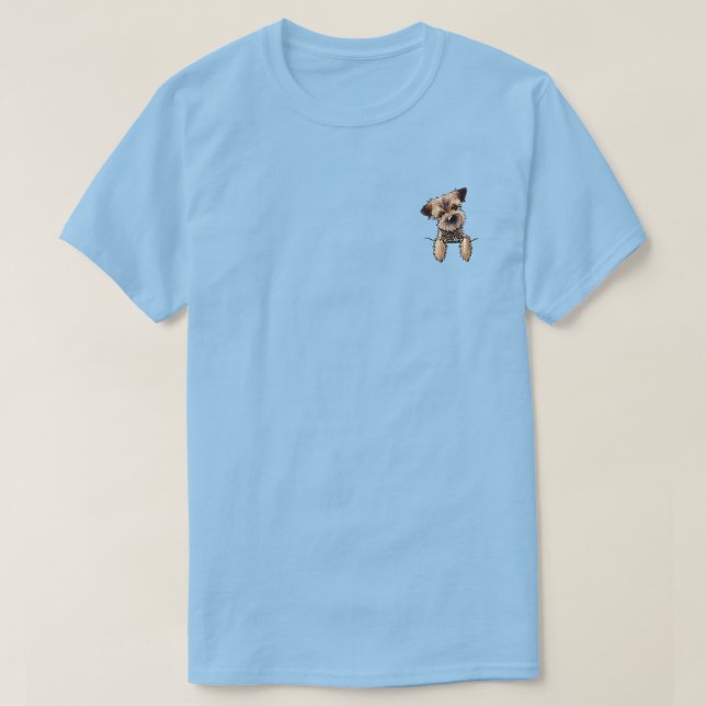 KiniArt Border Terrier T-Shirt (Design vorne)