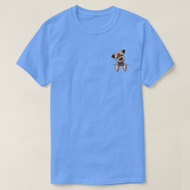 KiniArt Border Terrier T-Shirt (Design vorne)