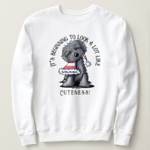 KiniArt Bouvier des Flandres Christmas Sweatshirt